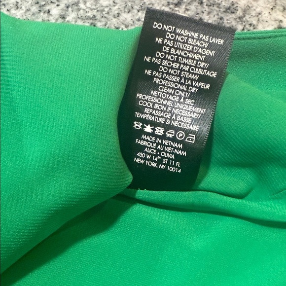 Alice + Olivia Vidalia Mini Skirt, Juniper - Picture 12 of 13